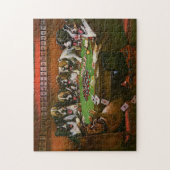 Poker Sympathie Dogs Spel Poker Coolidge 1903 Legpuzzel (Verticaal)