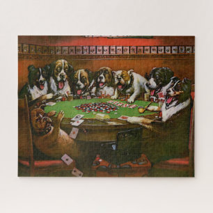 Poker Sympathie Honden spelen poker Coolidge 1903 Legpuzzel