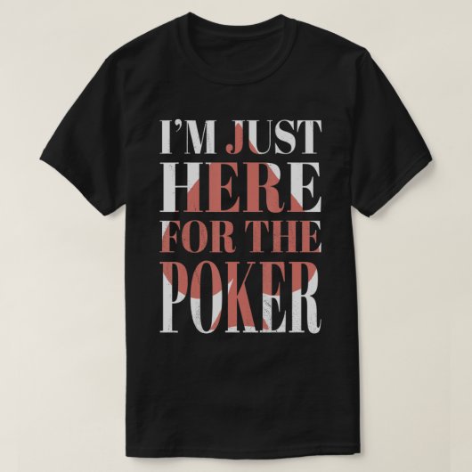 Poker  t-shirt (Design voorkant)