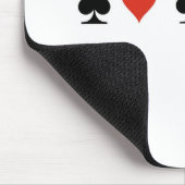 Poker T-shirts: "Ik bluf" Muismat (Hoek)