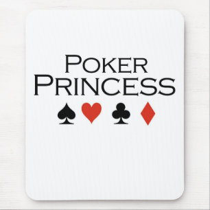 Poker T-shirts: "Poker Princess" Muismat
