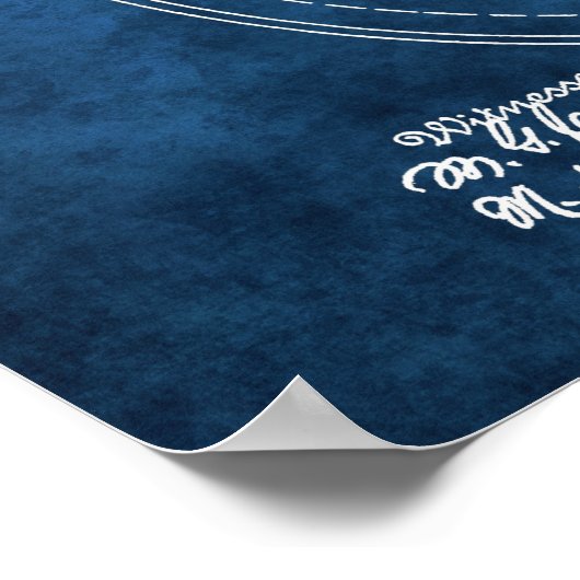 Poker Table Patent Design Decor Poster nr. 1 (Hoek)