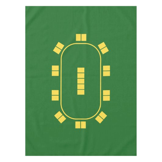 Poker Tabletop Tafelkleed (Voorkant)