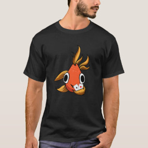Poker Texas Hold a Fish Holding 2 Aces - Funny T-shirt