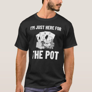 Poker Texas houdt alles vast in speler 4 T-shirt