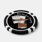 Poker Thema Bachelor Party Uitnodigen Poker Chip (Enkel)