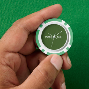 Poker Tijd Groen Wit Chips