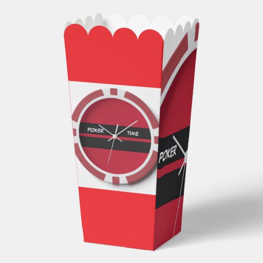 Poker Tijd Popcorn Bedankdoosjes (Achterkant)