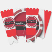 Poker Tijd Popcorn Bedankdoosjes (Ongevouwen)