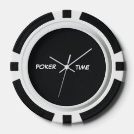Poker Tijd Zwart Wit Chips