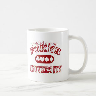 Poker Universiteit Fun Card Game Speler Koffiemok
