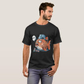 Poker Vis - Grappige Caricatuur T-shirt (Voorkant volledig)