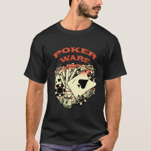 Poker Wars Gambler Casino Gokken Casino Speler C T-shirt