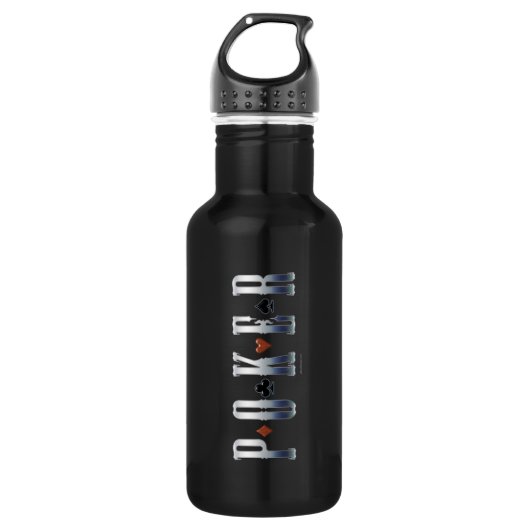 Poker Waterfles (Voorkant)