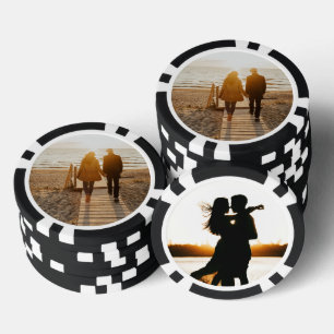 Poker Wedding Favoriet Poker Chip 2 Foto Personali