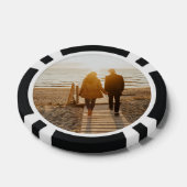 Poker Wedding Favoriet Poker Chip 2 Foto Personali (Enkel)