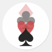 Pokeradvies Ronde Sticker (Voorkant)