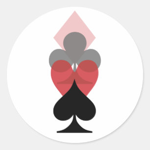 Pokeradvies Ronde Sticker