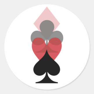 Pokeradvies Ronde Sticker