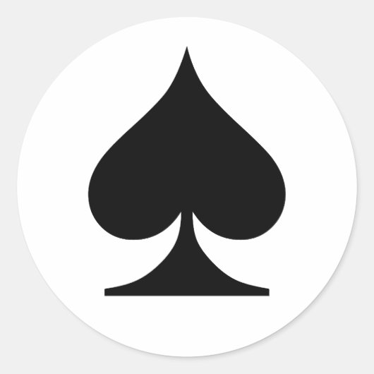 Pokeradvies Ronde Sticker (Voorkant)