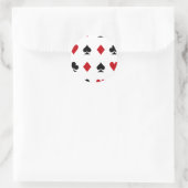 Pokeradvies Ronde Sticker (Tas)