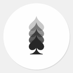 Pokeradvies Ronde Sticker