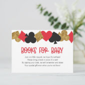 Pokerboeken voor Baby Kaart (Staand voorkant)