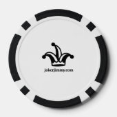 Pokerchip met uniek ontwerp. (Achterkant)