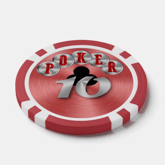 Pokerchips 10 (Enkel)