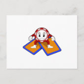 Pokerchips met pokerkaarten briefkaart (Voorkant)