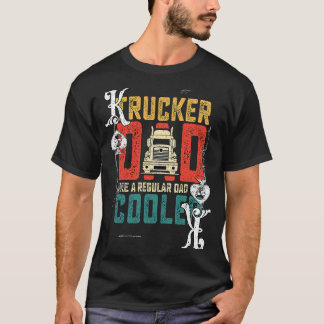 Pokerende vrachtwagenchauffeur papa Schoppen heer T-shirt
