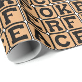 Pokerface, Gezicht bluffen Cadeaupapier (Rol Hoek)