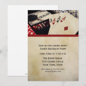 Pokerfeest Kaart (Voorkant / Achterkant)