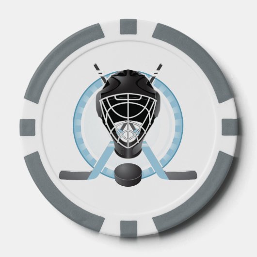 Pokerfiches met hockeyontwerp poker chips (Voorkant)