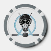Pokerfiches met hockeyontwerp poker chips (Achterkant)
