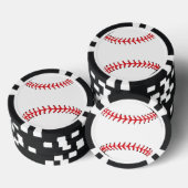 Pokerfiches met honkbalontwerp poker chips (Opstapeling)