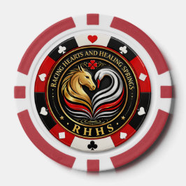 Pokerfiches - Racerende harten en helende bronnen Poker Chips