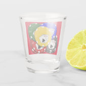 Pokerfiches Shot Glas (Achterkant)