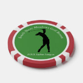 Pokerfiches voor Damesgolfliga Poker Chips (Enkel)