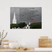 pokergebed poster (Keuken)