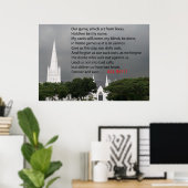 pokergebed poster (Thuiskantoor)