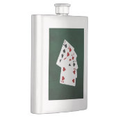 Pokerhanden - Drie van een soort - negen Heupfles (Rechts)