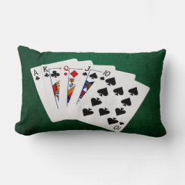 Pokerhanden - recht - Ace to Ten Kussen