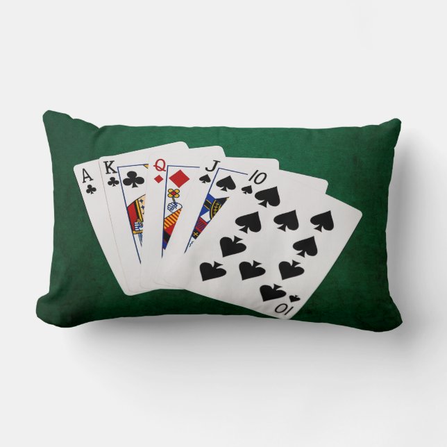 Pokerhanden - recht - Ace to Ten Kussen (Voorkant)