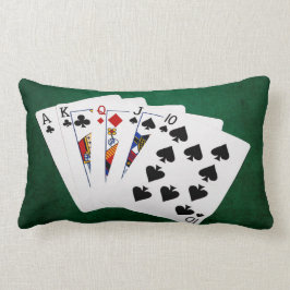 Pokerhanden - recht - Ace to Ten Kussen
