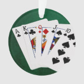 Pokerhanden - recht - Ace to Ten Ornament (voorkant)