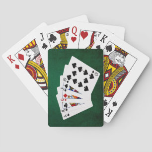 Pokerhanden - recht - Ace to Ten Pokerkaarten