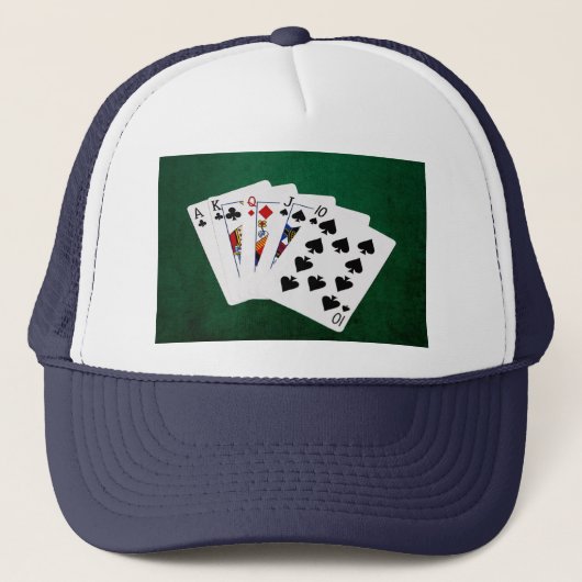 Pokerhanden - recht - Ace to Ten Trucker Pet (Voorkant)