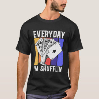 Pokerkaarten Bluffen Casino Speler Gokken Poker T-shirt