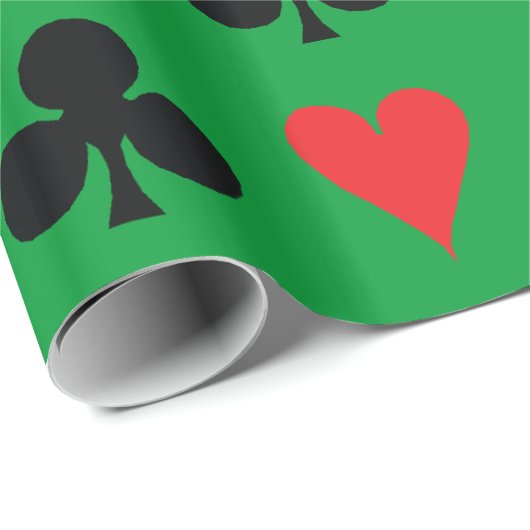 Pokerkaarten Cadeaupapier (Rol Hoek)